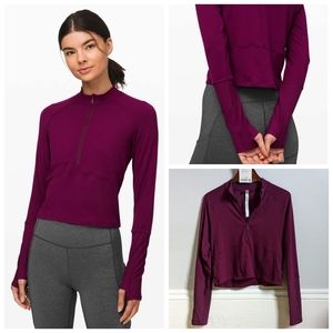 Lululemon It's Rulu Long Sleeve in Marvel Magenta Size 8
